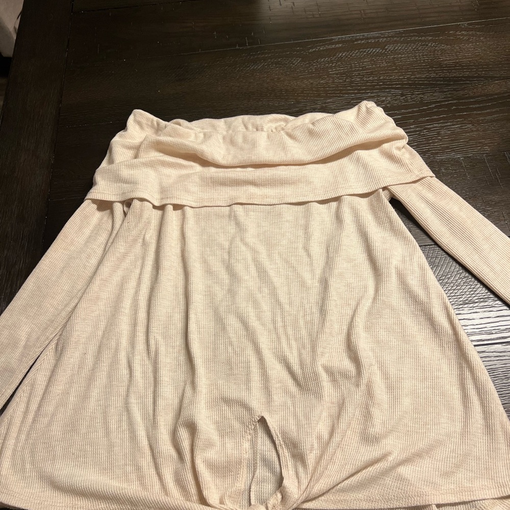 White Birch Cream Textured Top